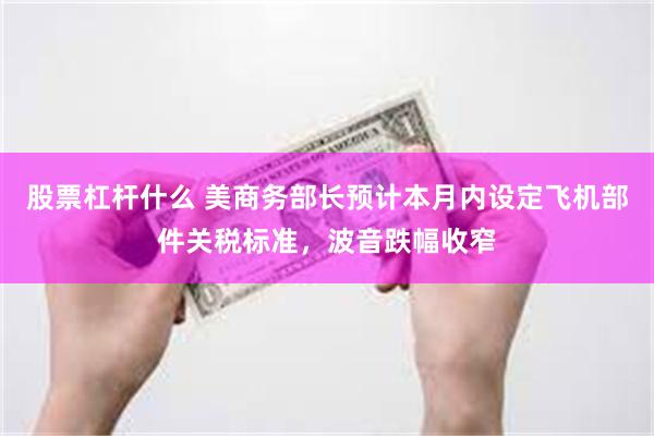股票杠杆什么 美商务部长预计本月内设定飞机部件关税标准,波音跌幅收窄