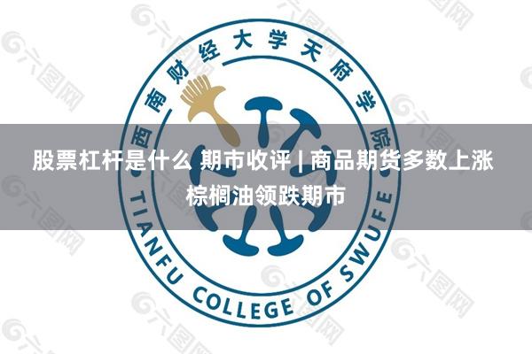 股票杠杆是什么 期市收评 | 商品期货多数上涨 棕榈油领跌期市