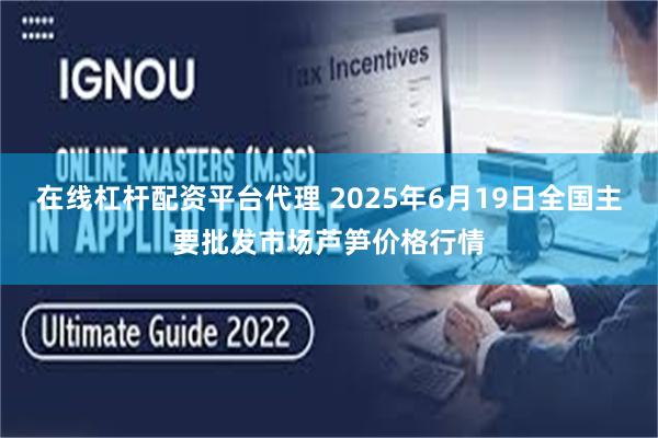 在线杠杆配资平台代理 2025年6月19日全国主要批发市场芦笋价格行情