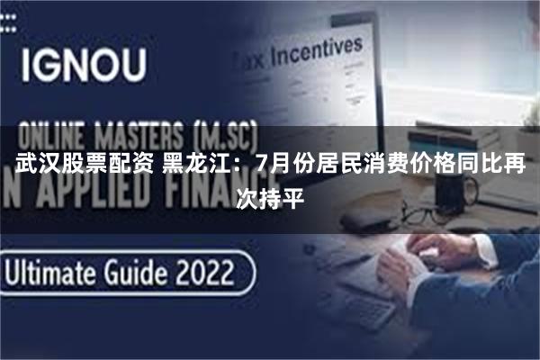 武汉股票配资 黑龙江：7月份居民消费价格同比再次持平