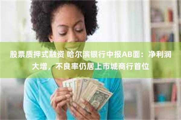 股票质押式融资 哈尔滨银行中报AB面：净利润大增，不良率仍居上市城商行首位