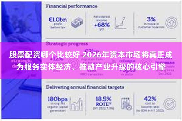 股票配资哪个比较好 2026年资本市场将真正成为服务实体经济、推动产业升级的核心引擎